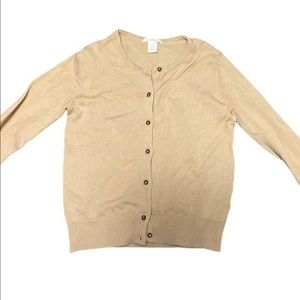 beige cardigan from h&m